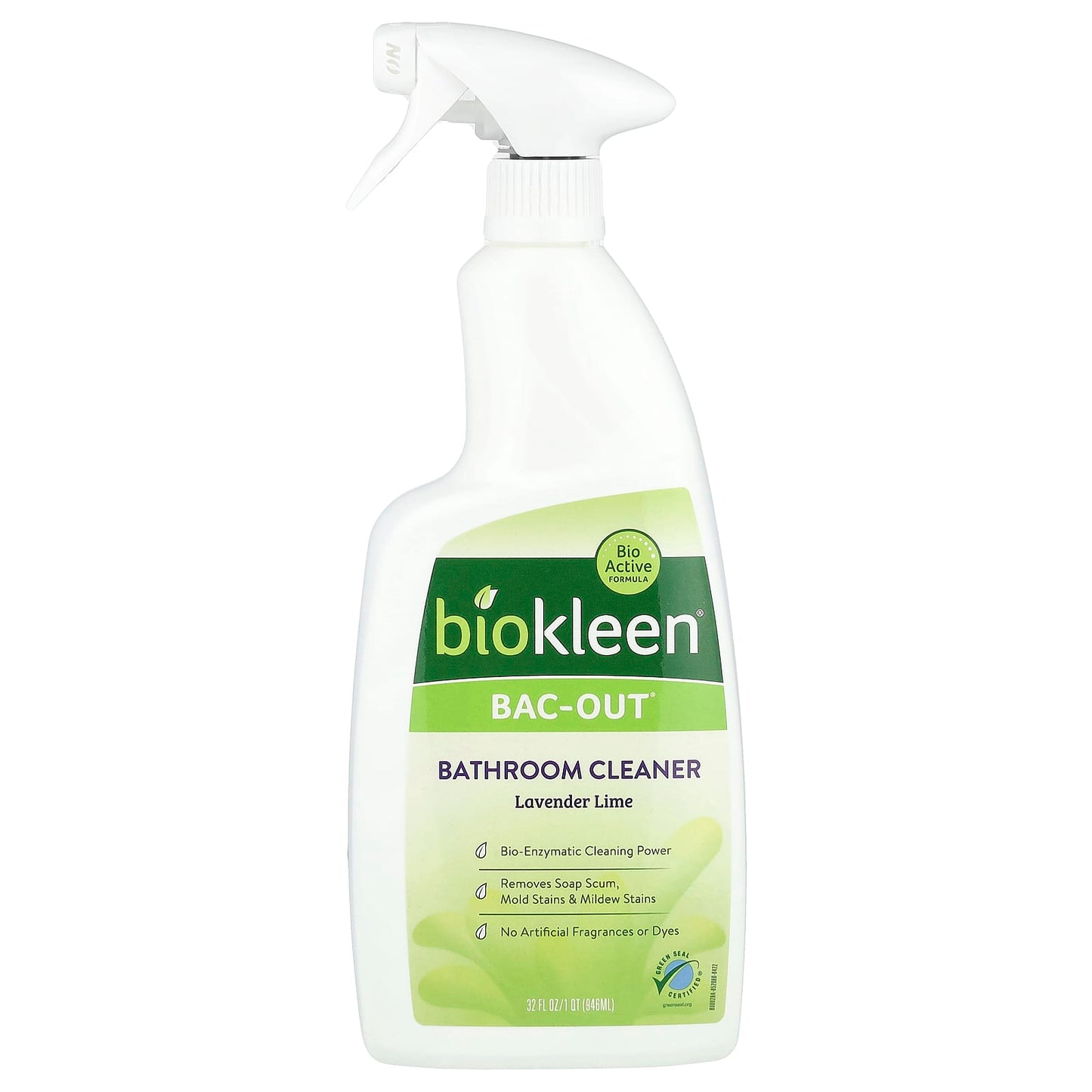 Lavender Lime Bathroom Cleaner by Biokleen - Green Seal Certified, Biodegradable - Image 1