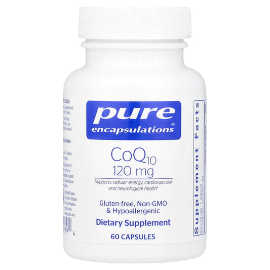 Pure Encapsulations, CoQ10, 120 mg, 60 Capsules - Image 1