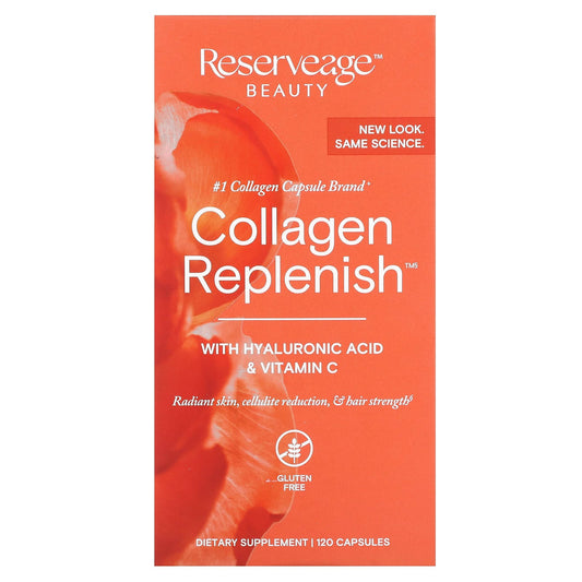 Reserveage Beauty, Collagen Replenish, 120 Capsules - Image 1