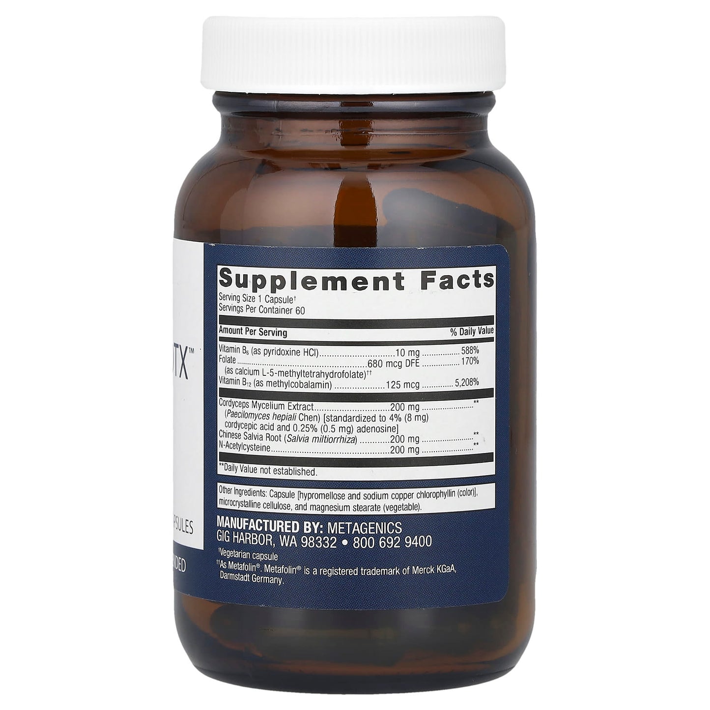 Metagenics, Renagen DTX™, 60 Capsules - Image 2
