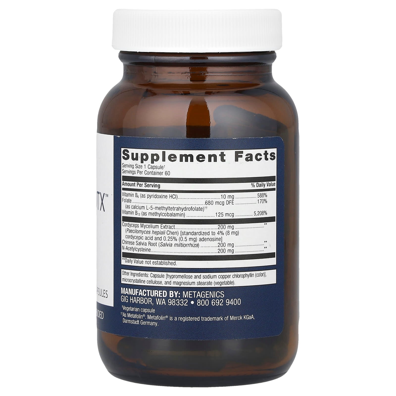 Metagenics, Renagen DTX™, 60 Capsules - Image 2