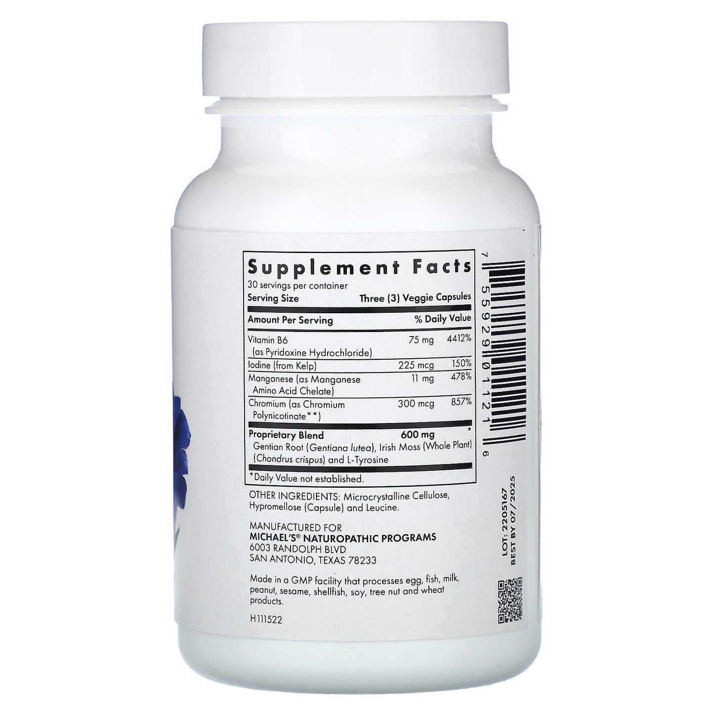 Michael's Health, Thyroid Factors, 90 Vegan Capsules - Image 2
