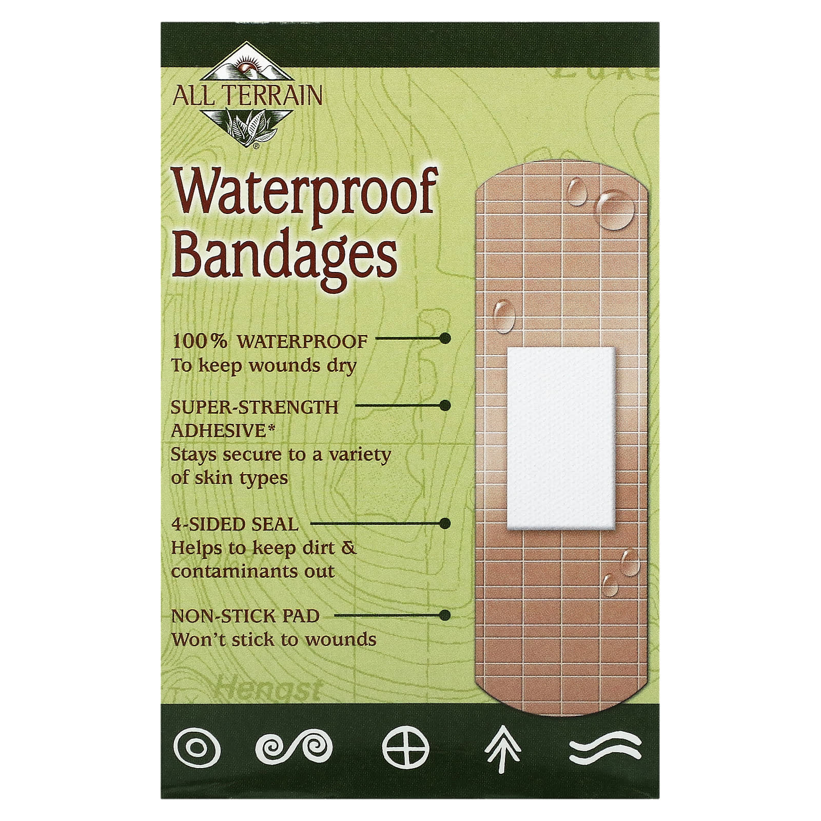 Waterproof Bandages for Minor Cuts & Burns | All Terrain - Image 2