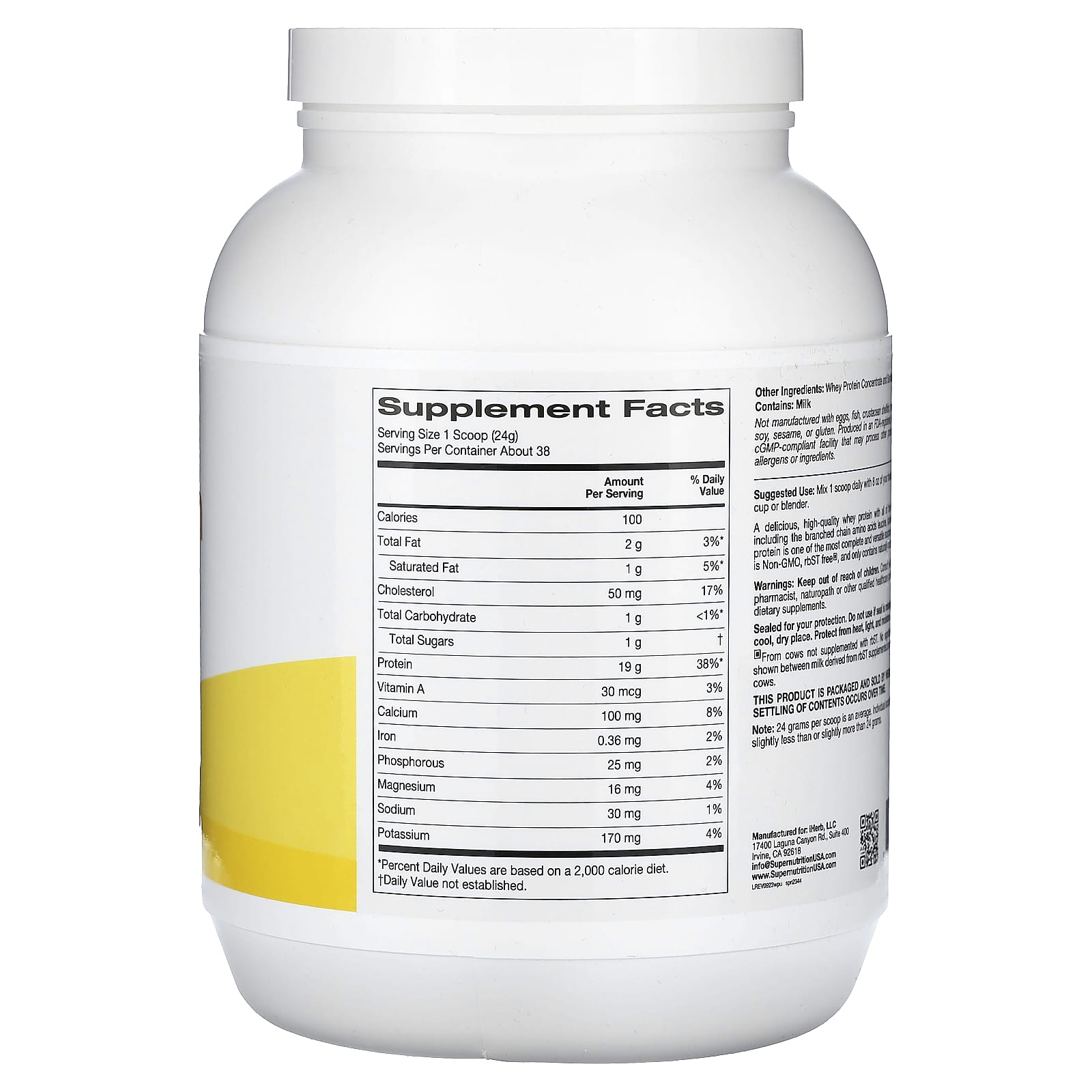 Ultra Filtered Whey Protein Powder for Lean Muscle | Non-GMO & rbST Free - Image 2