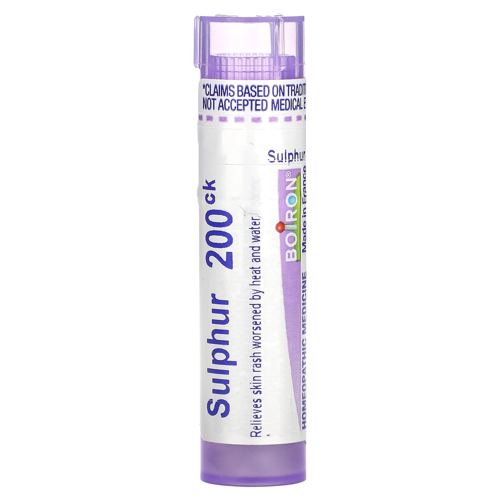 Sulphur Homeopathic Pellets for Skin Rash Relief | Boiron - Image 1