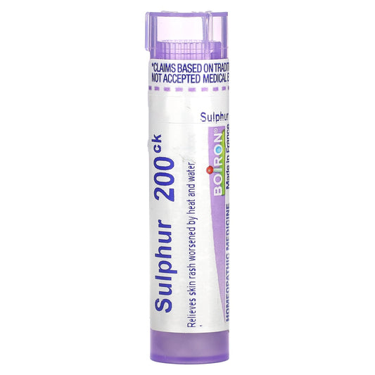 Sulphur Homeopathic Pellets for Skin Rash Relief | Boiron - Image 1