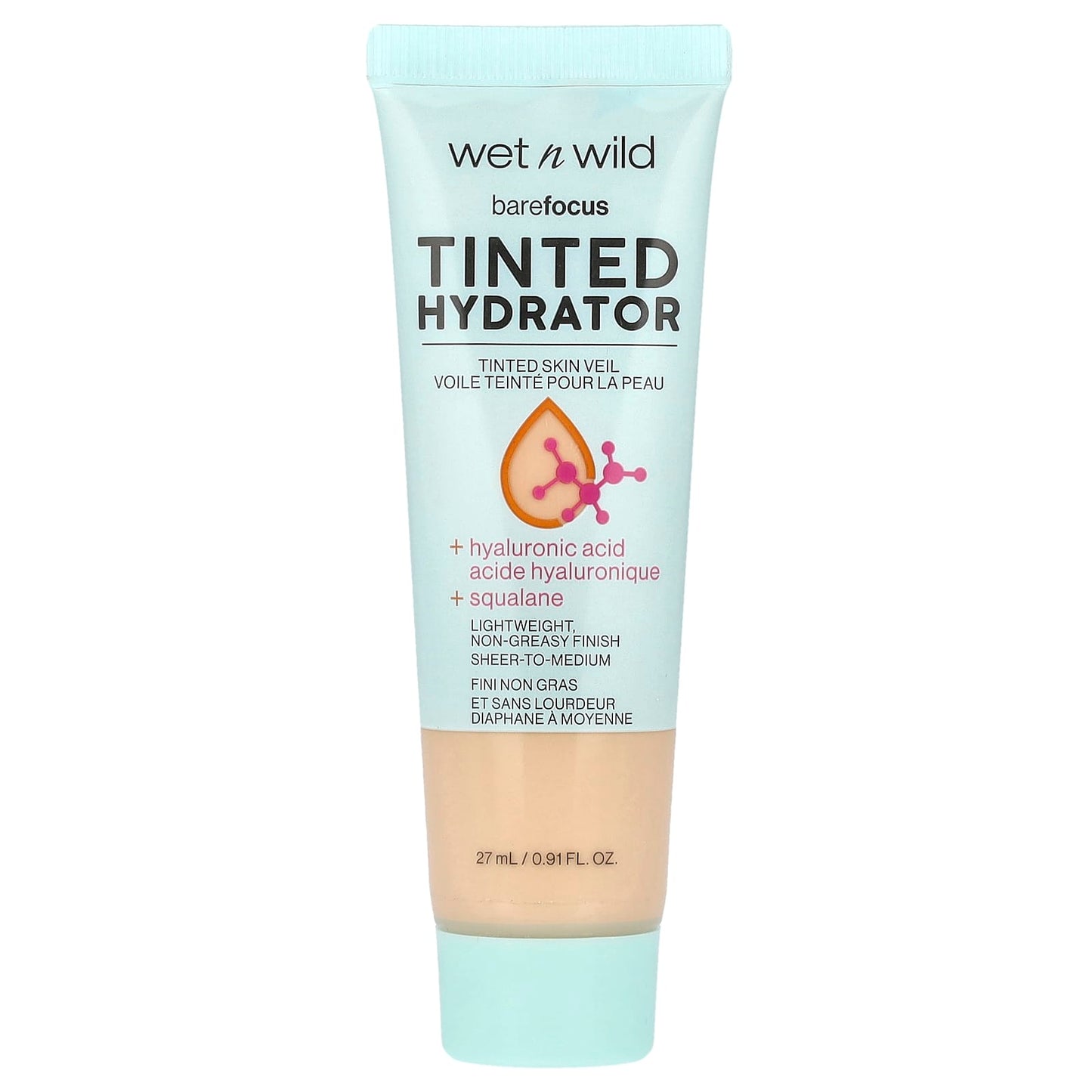 wet n wild, Barefocus, Tinted Hydrator, Light Medium, 0.91 fl oz (27 ml) - Image 1