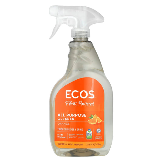 All-Purpose Orange Cleaner, Eco-Friendly & Vegan, 22 fl oz (650 ml) - Image 1