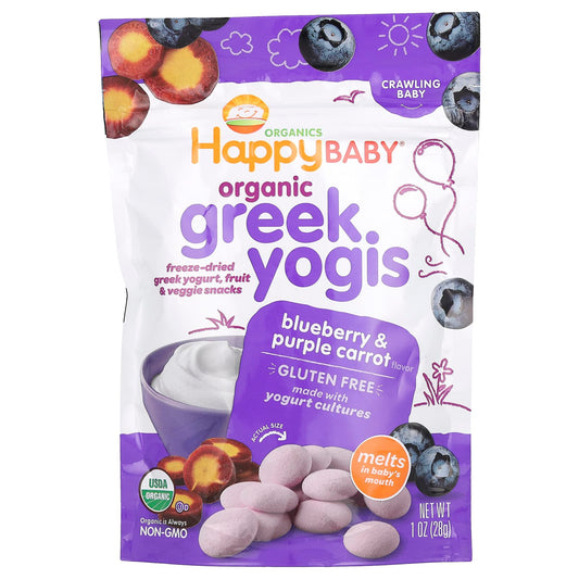 Organic Greek Yogurt Snack for Babies - Blueberry & Purple Carrot - Image 1