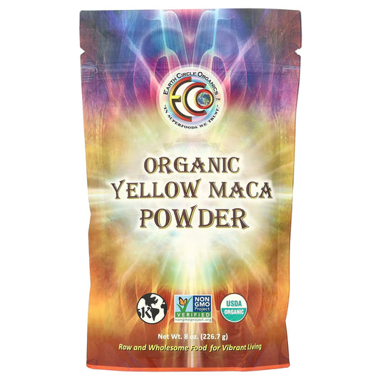 Raw Organic Yellow Maca Powder by Earth Circle Organics - 8 oz - Image 1
