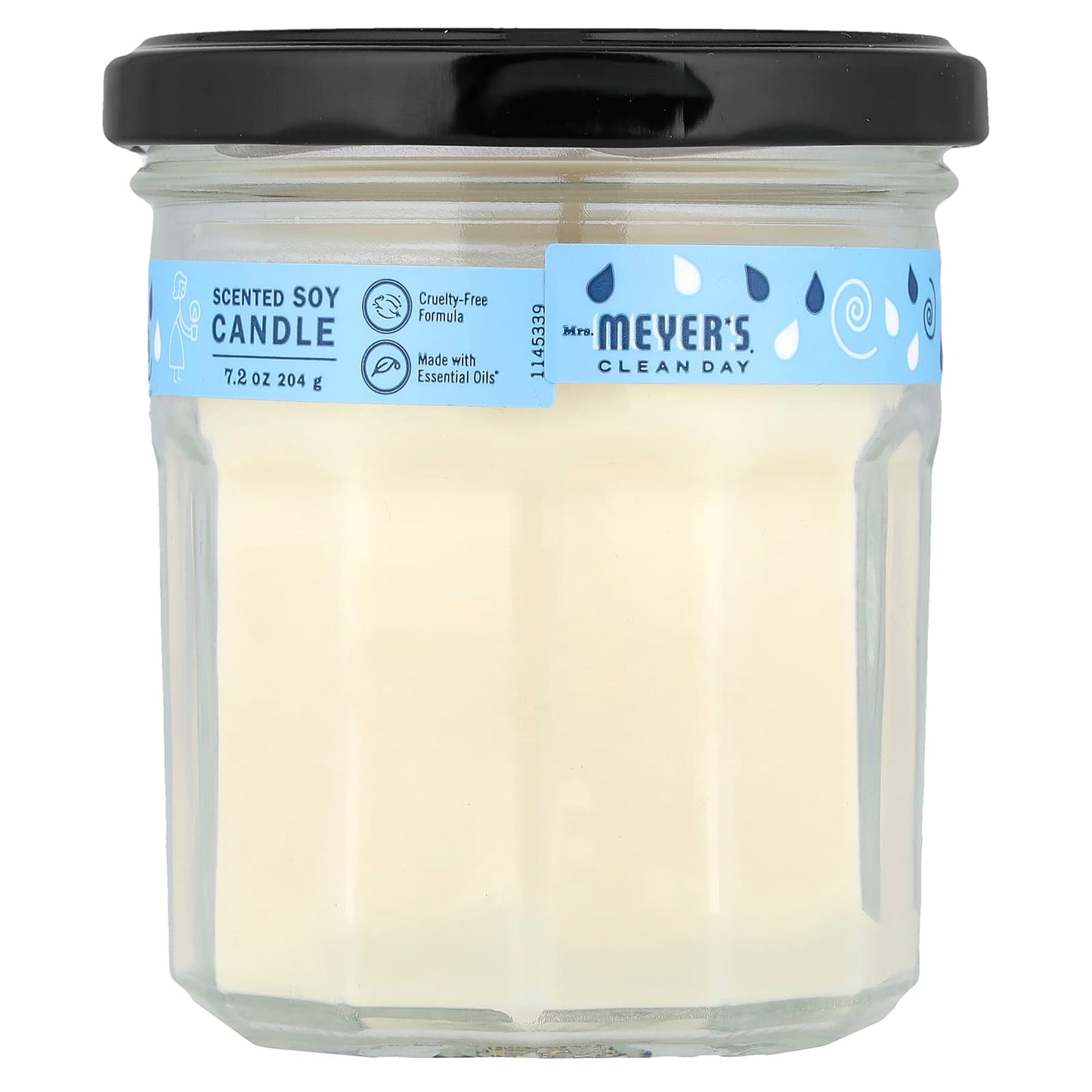 Mrs. Meyers Clean Day, Scented Soy Candle, Rain Water, 7.2 oz (204 g) - Image 1