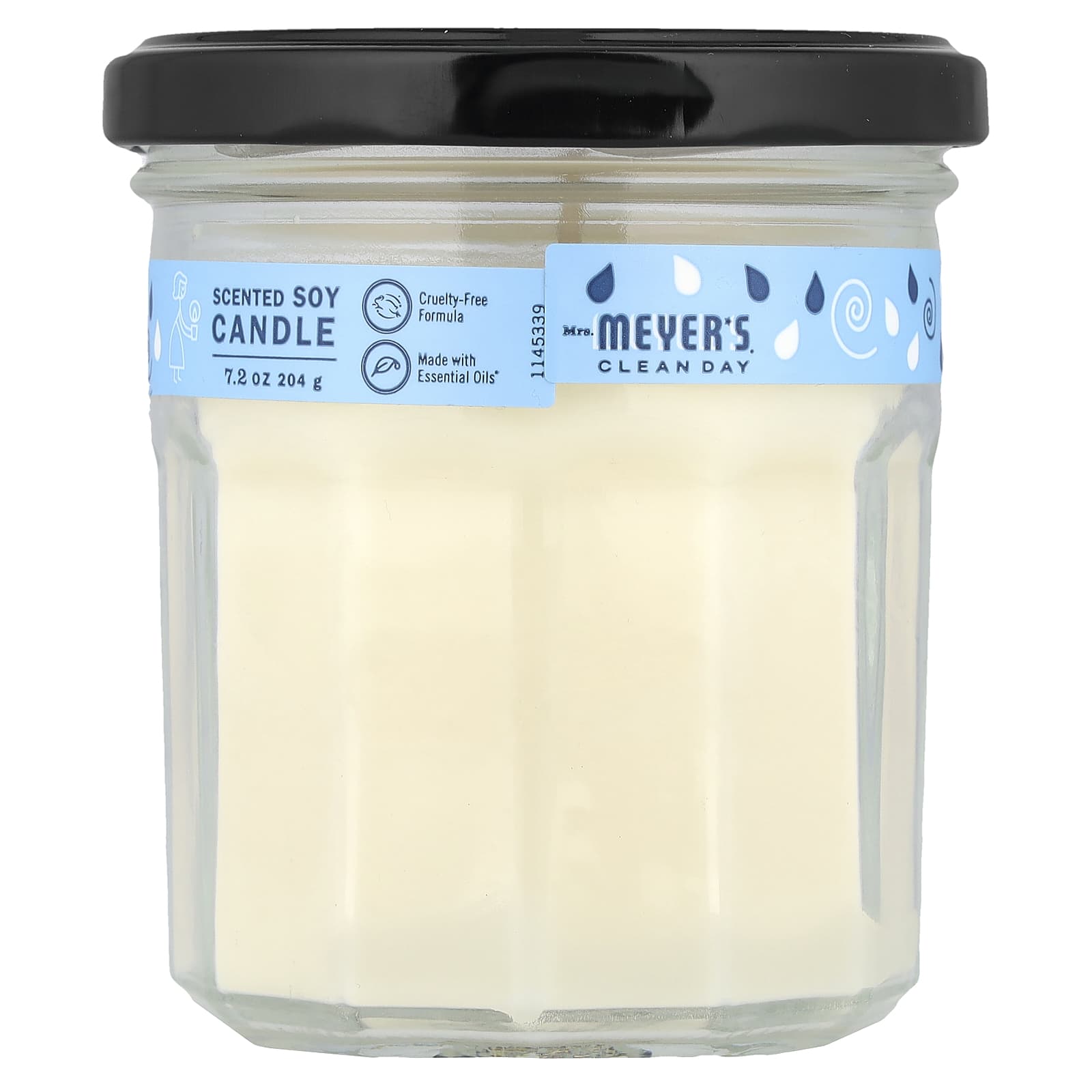 Mrs. Meyers Clean Day, Scented Soy Candle, Rain Water, 7.2 oz (204 g) - Image 1