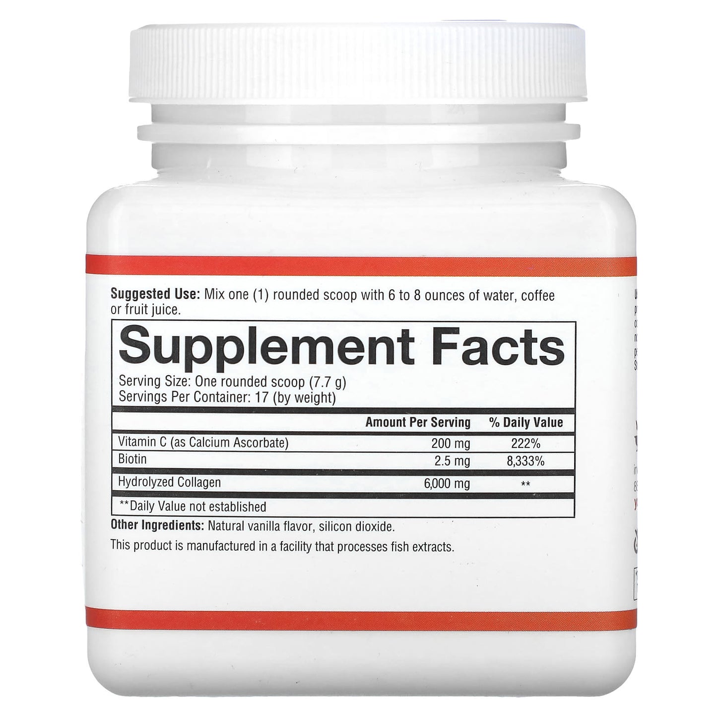 Youtheory, Collagen Powder, Vanilla , 4.7 oz (133 g) - Image 2