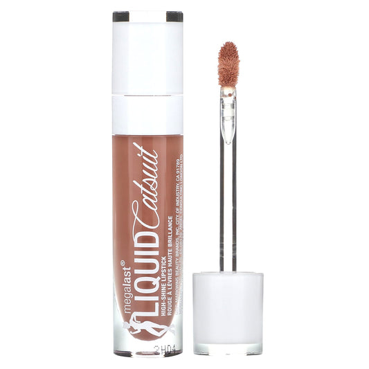 wet n wild, MegaLast, Liquid Catsuit, High-Shine Lipstick, 944B Send Nudes, 0.2 oz (5.7 g) - Image 1