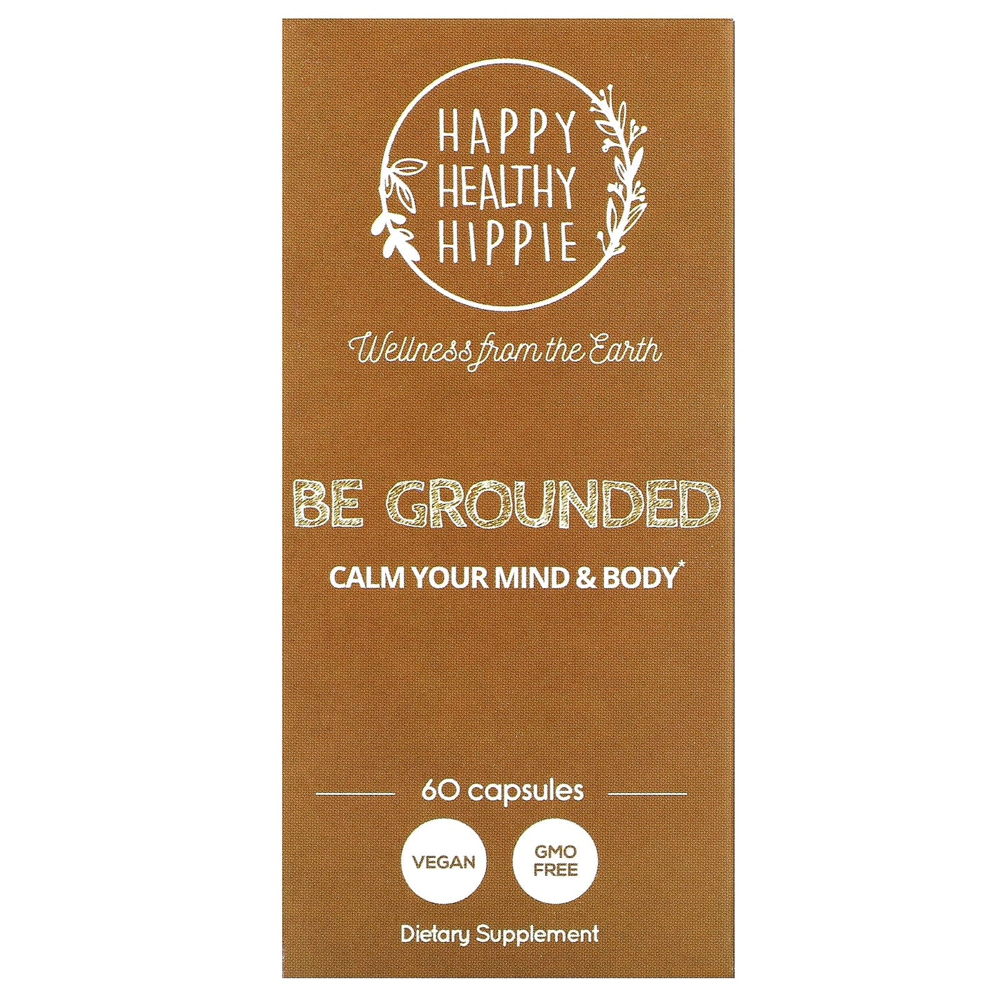 Find Calm with Be Grounded, 60 Vegan Capsules - Image 1