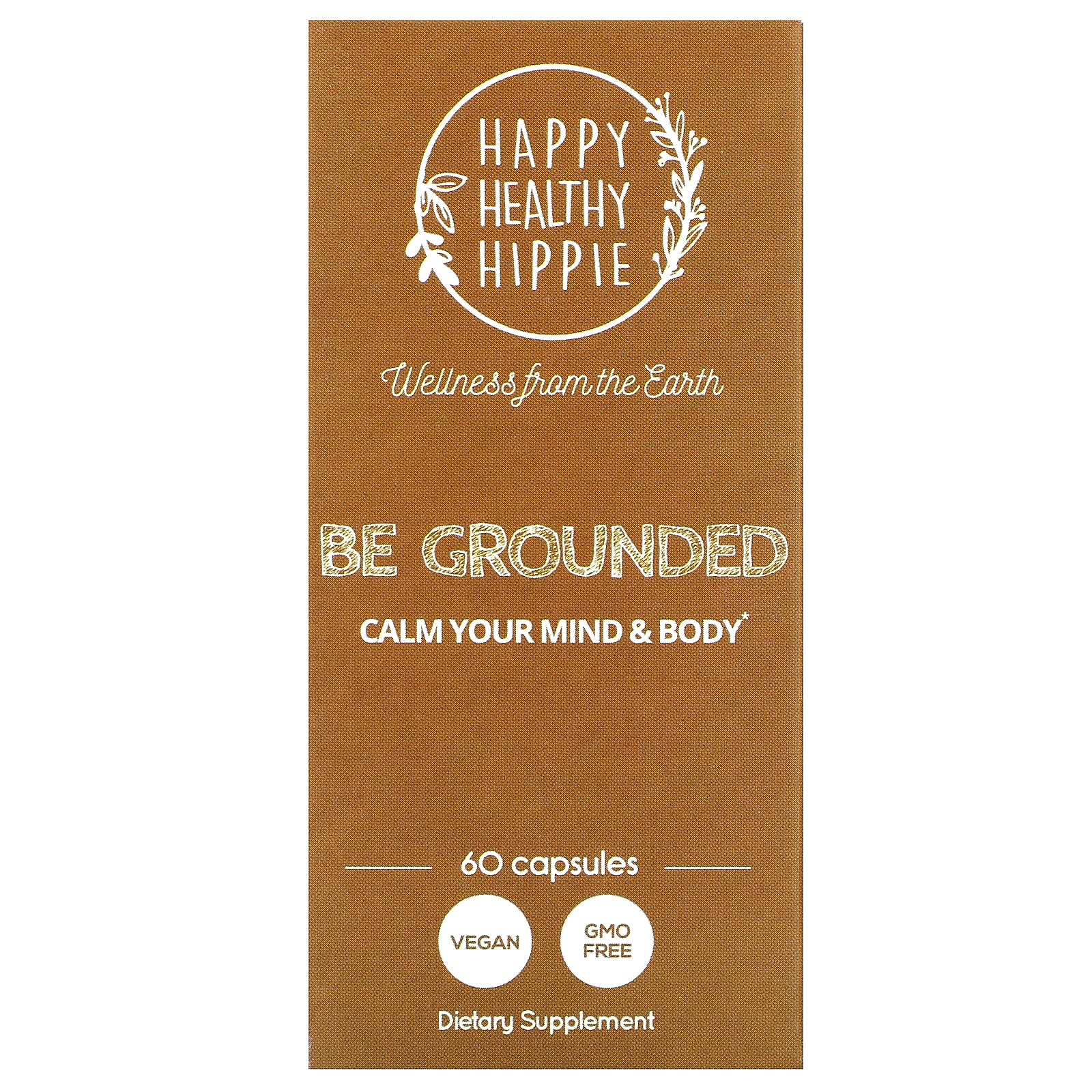 Find Calm with Be Grounded, 60 Vegan Capsules - Image 1