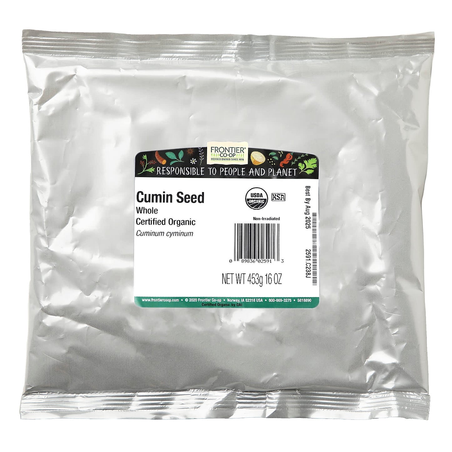 Organic Whole Cumin Seeds by Frontier Co-op - High-Quality USDA - Image 2