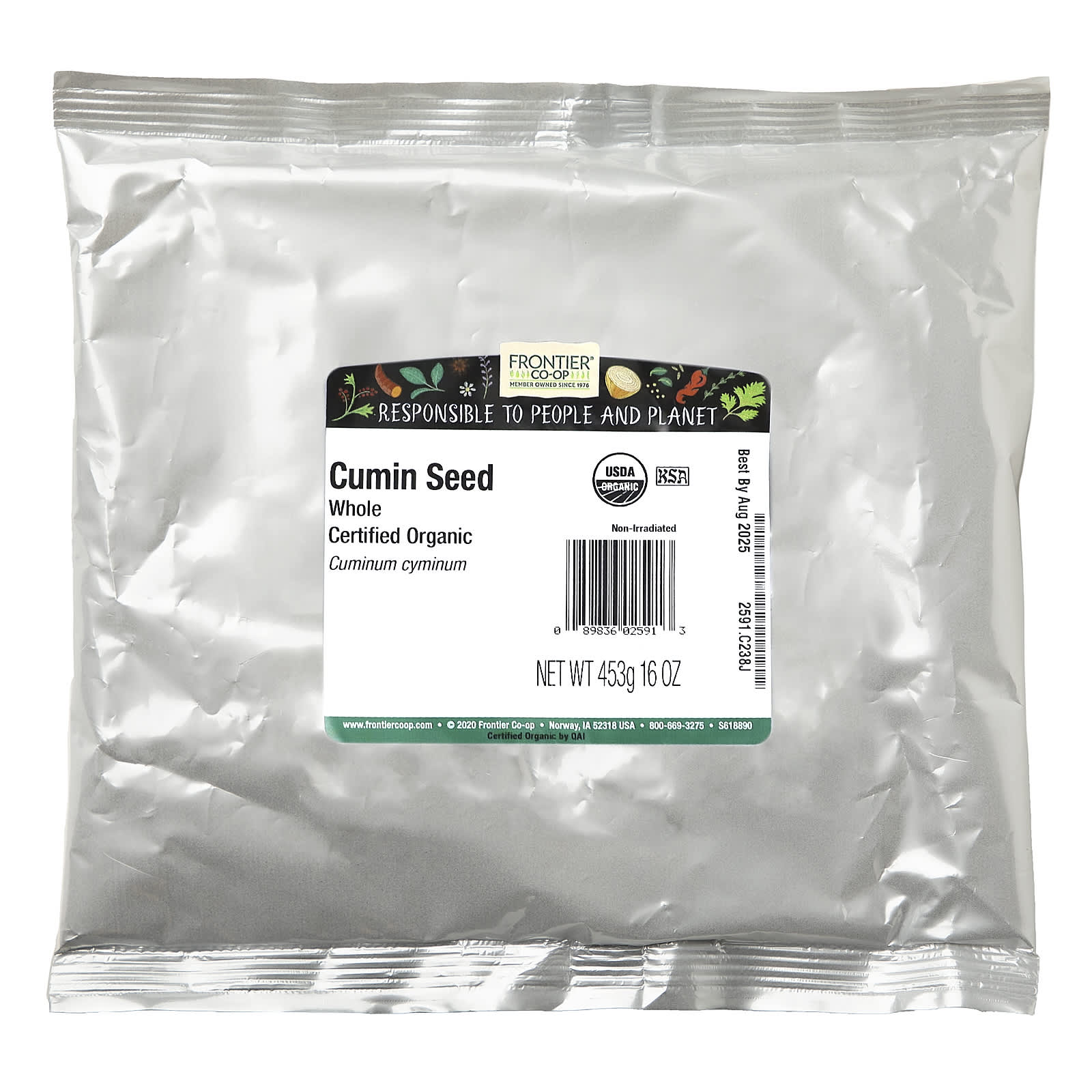 Organic Whole Cumin Seeds by Frontier Co-op - High-Quality USDA - Image 2