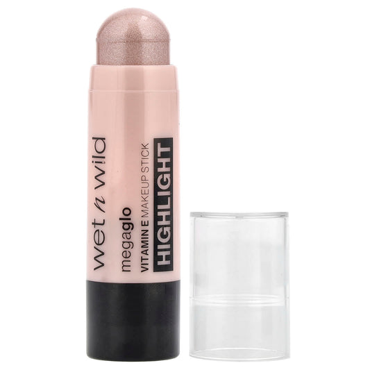 wet n wild, MegaGlo, Vitamin E Makeup Stick, Highlight, 800 When The Nude Strikes, 0.21 oz (6 g) - Image 1