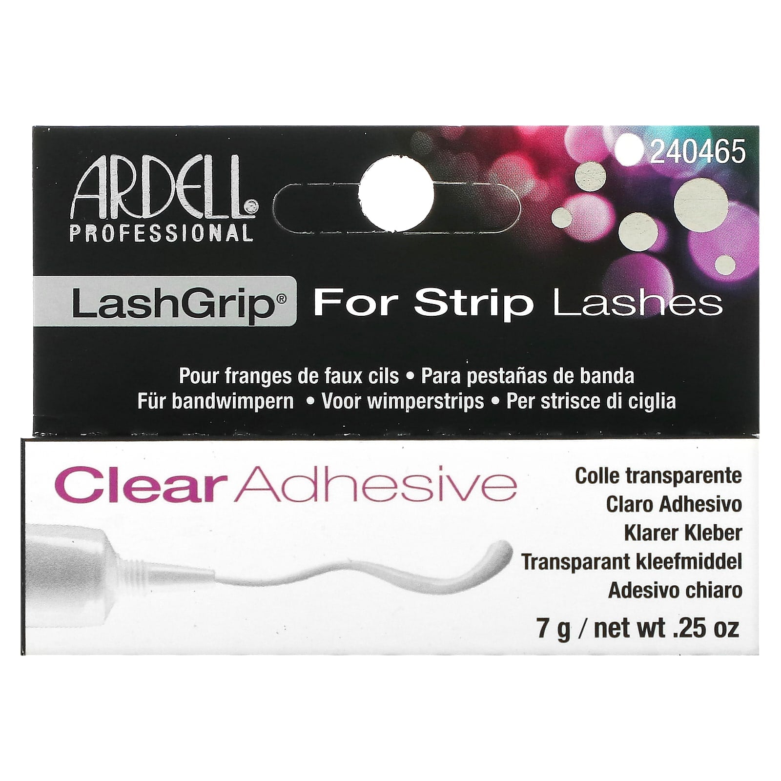 Ardell LashGrip Clear Adhesive for Strip Lashes, 0.25 oz - Image 2