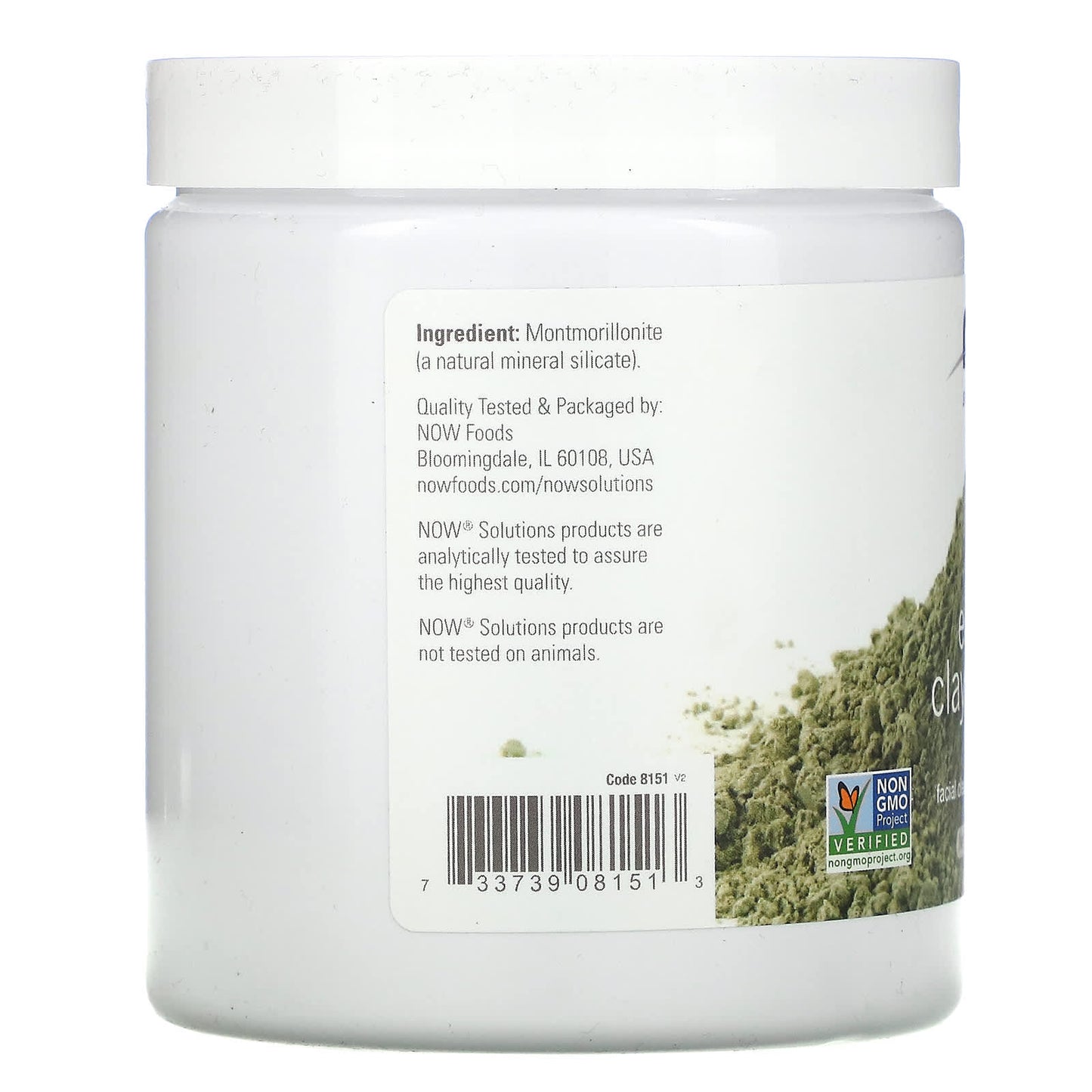 NOW Foods, Solutions, European Clay Powder, 14 oz (397 g) - Image 2