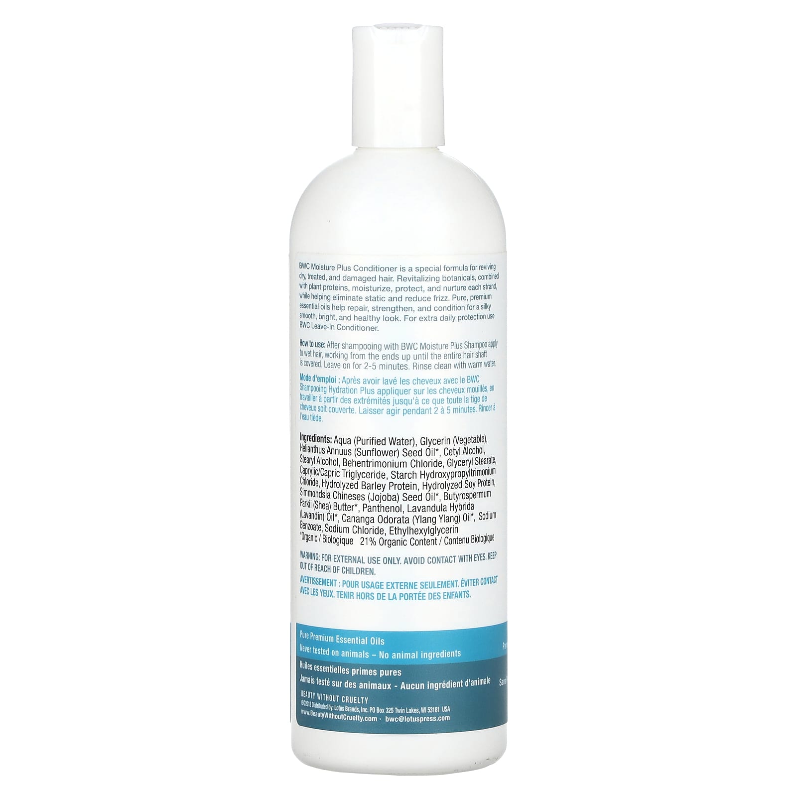 Cruelty-Free Moisture Plus Conditioner for Dry Hair - 16 fl oz - Image 2