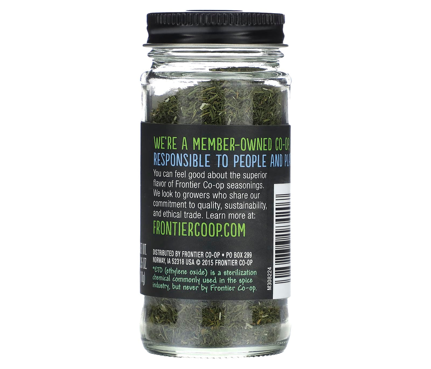 Frontier Co-op Chopped Dill Weed, Non-GMO, Kosher, 0.35 oz - Image 2