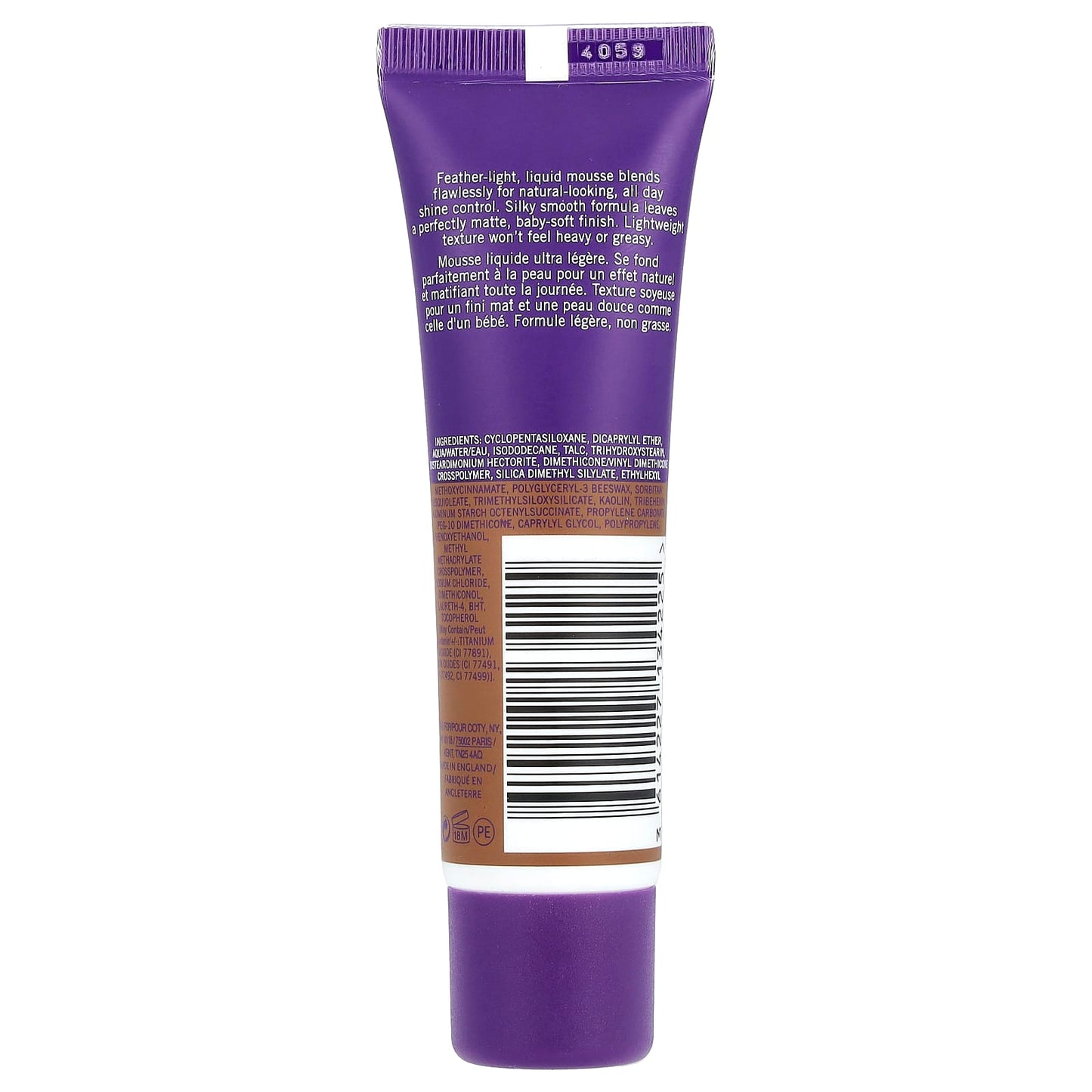 Rimmel London, Stay Matte, Full Coverage Mattifying Foundation, 506 Deep Noisette, 1 fl oz (30 ml) - Image 2