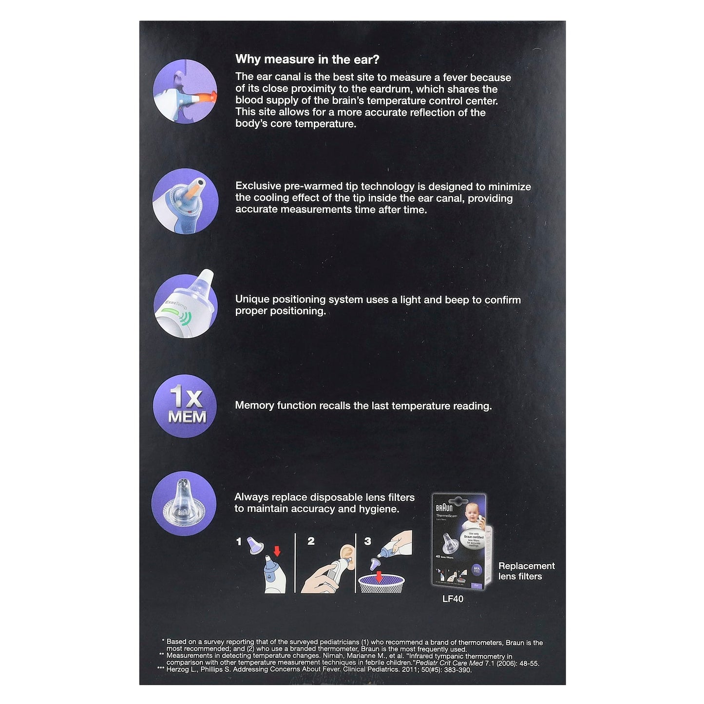 Braun ThermoScan 5 Ear Thermometer Kit for Accurate Fever Readings - Image 2
