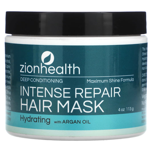 Zion Health, Intense Repair Hair Mask, 4 oz (113 g) - Image 1