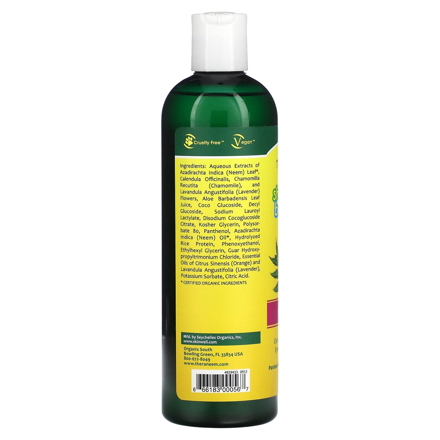 Organix South, TheraNeem Naturals, Shampoo & Bodywash, Kids Therapé, 12 fl oz (360 ml) - Image 2