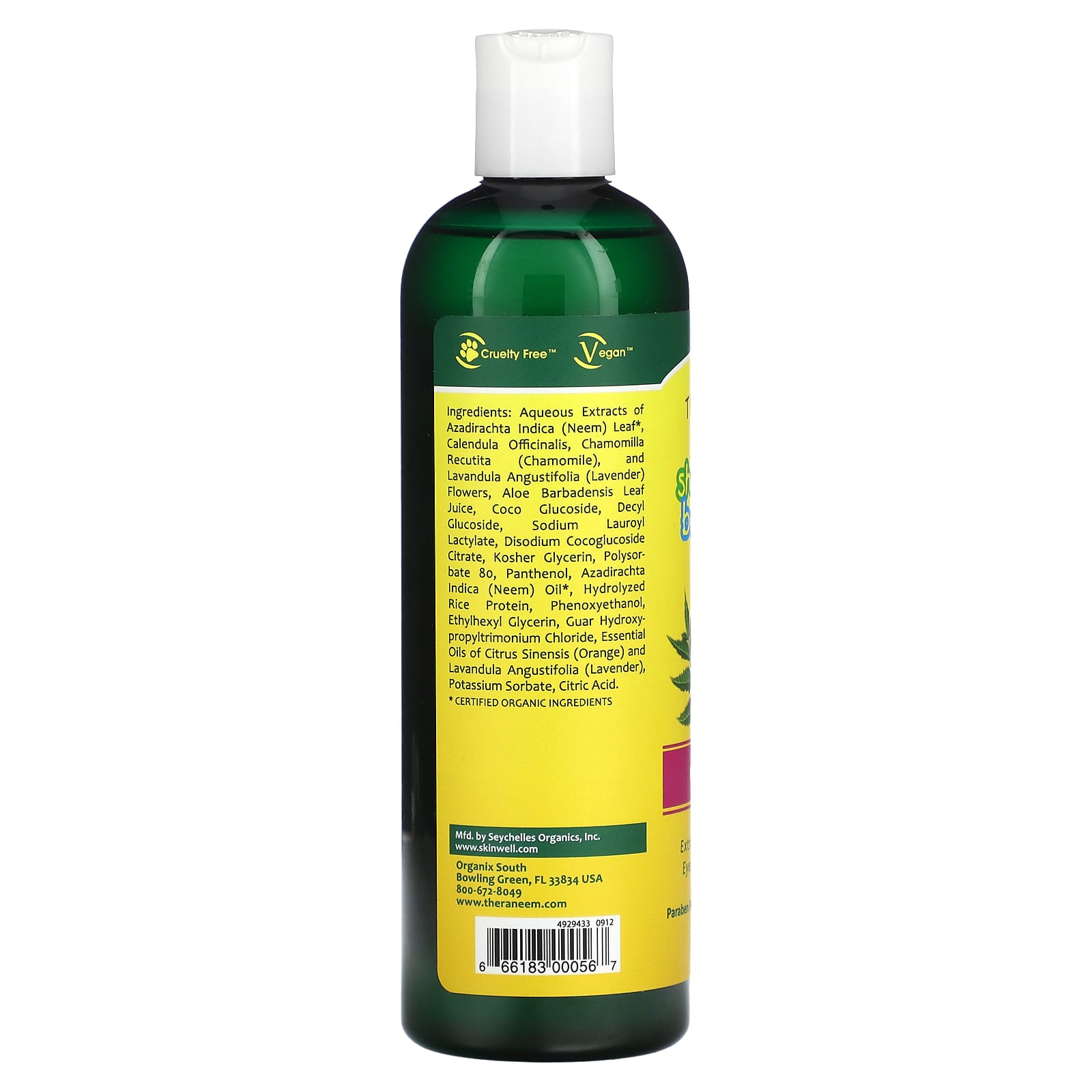 Organix South, TheraNeem Naturals, Shampoo & Bodywash, Kids Therapé, 12 fl oz (360 ml) - Image 2
