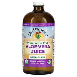 Lily of the Desert, Organic Aloe Vera Juice, 32 fl oz, Preservative Free