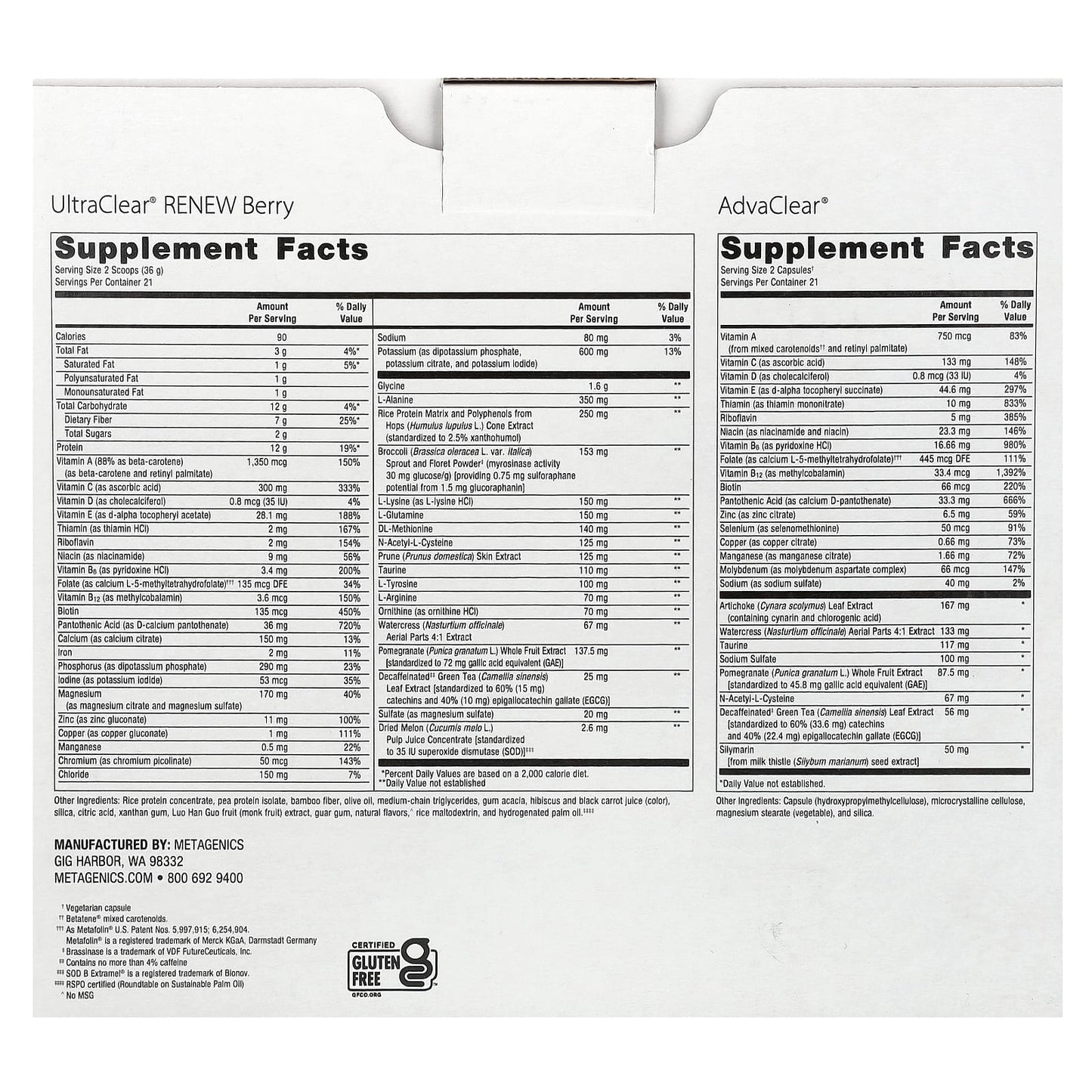 Metagenics, Clear Change, 10-Day Metabolic Detoxification Program, Natural Berry, 3 Piece Kit - Image 2