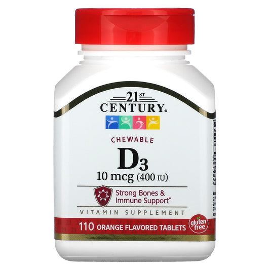 Vitamin D3 Chewables for Strong Bones & Immune Support - Image 1