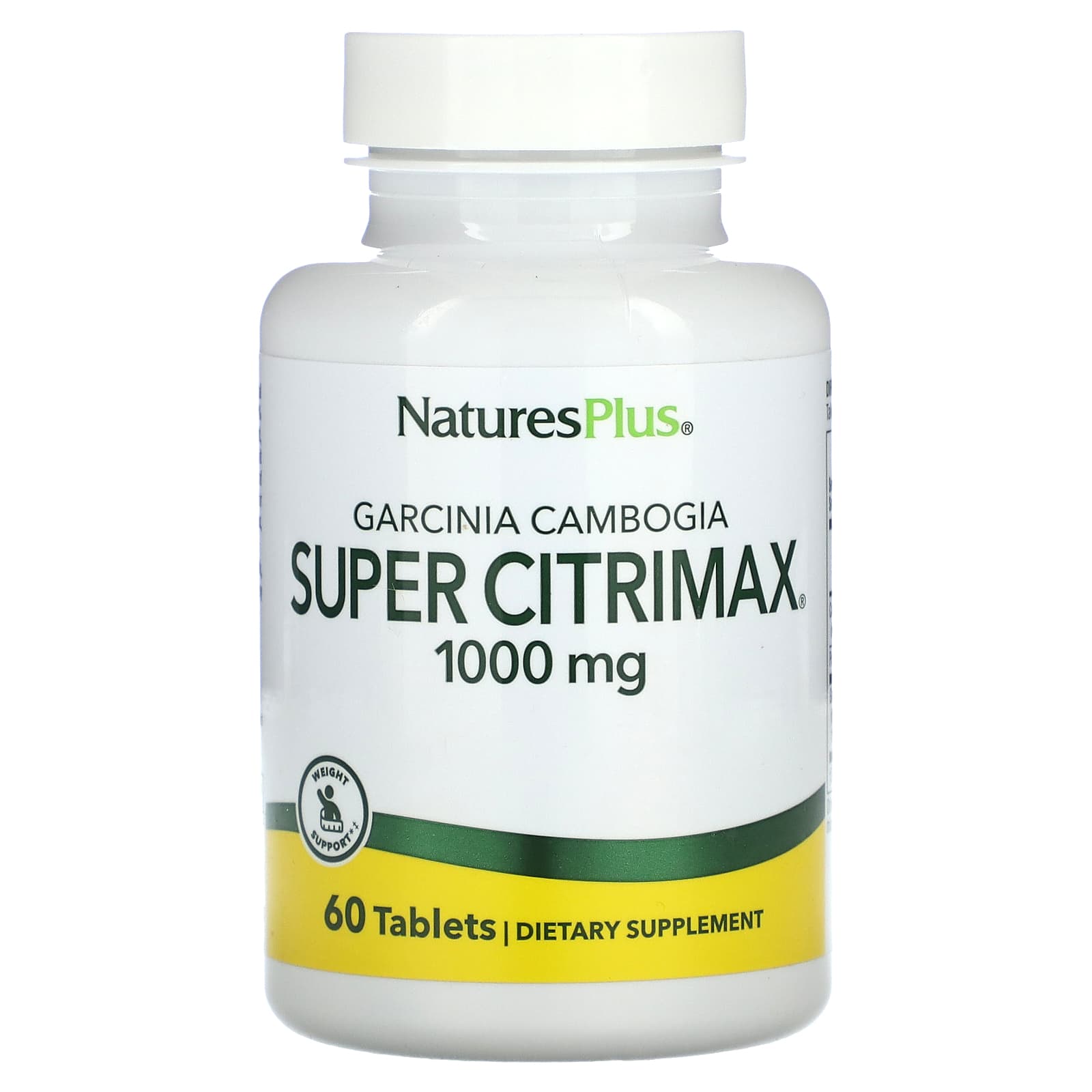 NaturesPlus, Garcinia Cambogia Super Citrimax, 1,000 mg, 60 Tablets - Image 1