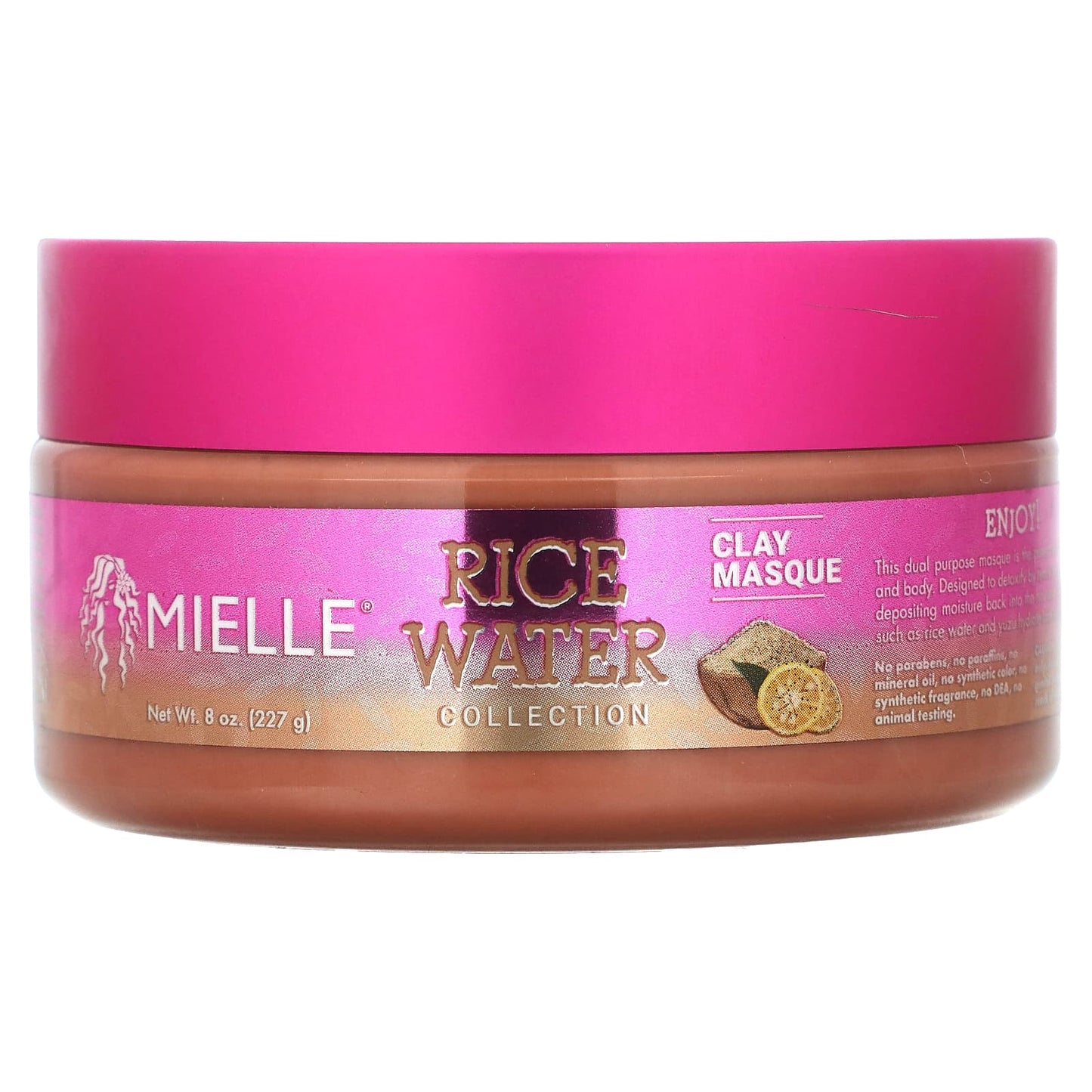Mielle, Rice Water Collection, Clay Masque, 8 oz (227 g) - Image 1