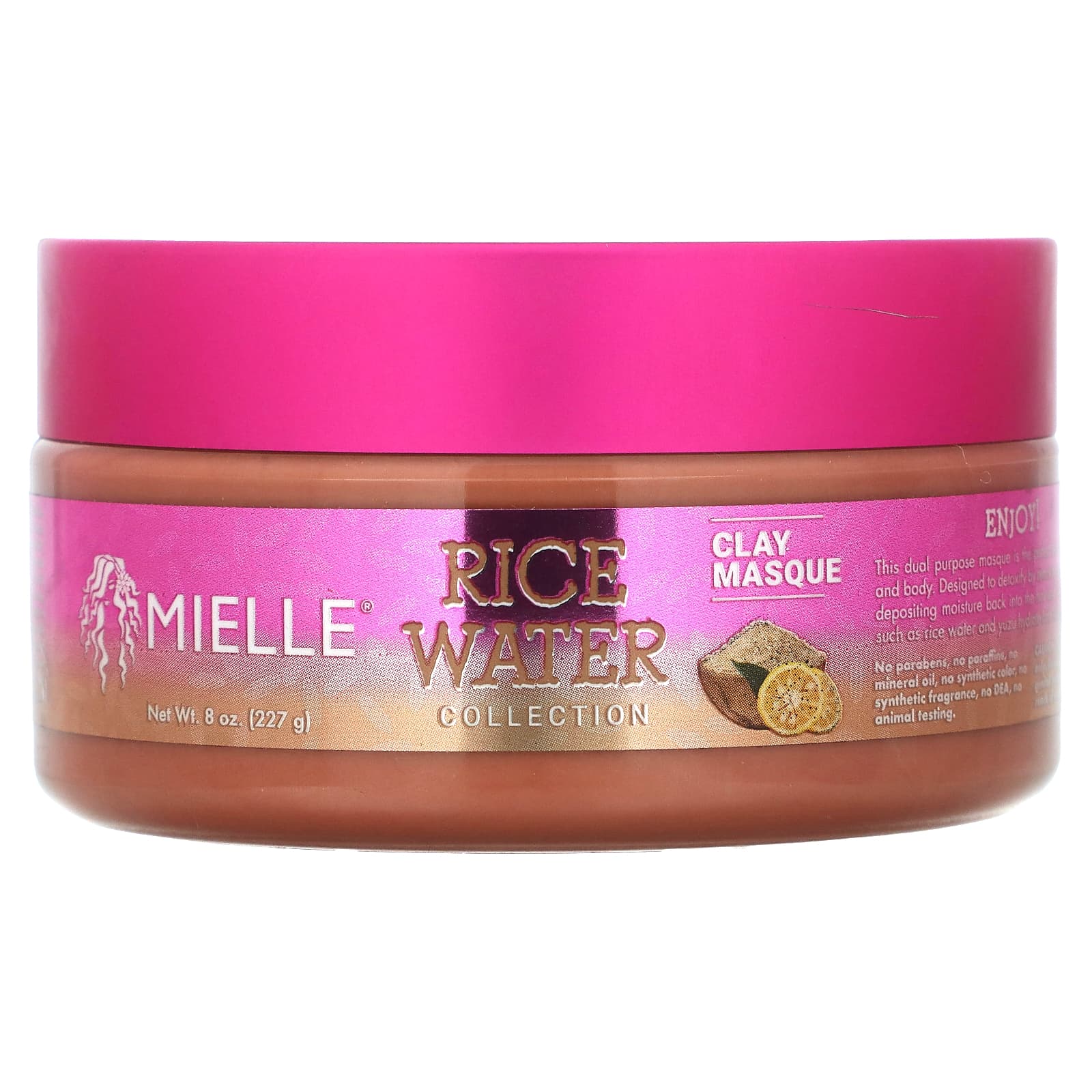 Mielle, Rice Water Collection, Clay Masque, 8 oz (227 g) - Image 1