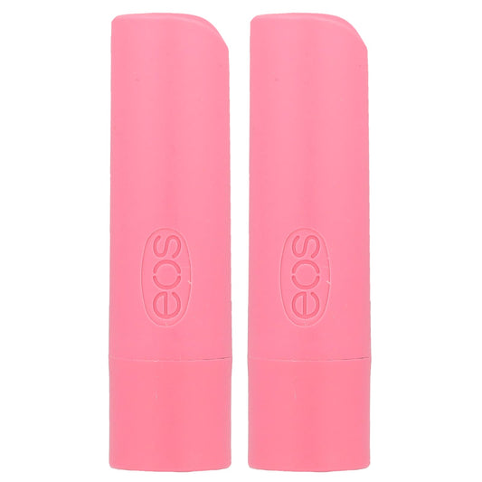 Natural Organic Lip Balm, Strawberry Sorbet, 2 Pack, Sensitive Skin, 0.14 oz Each - Image 1