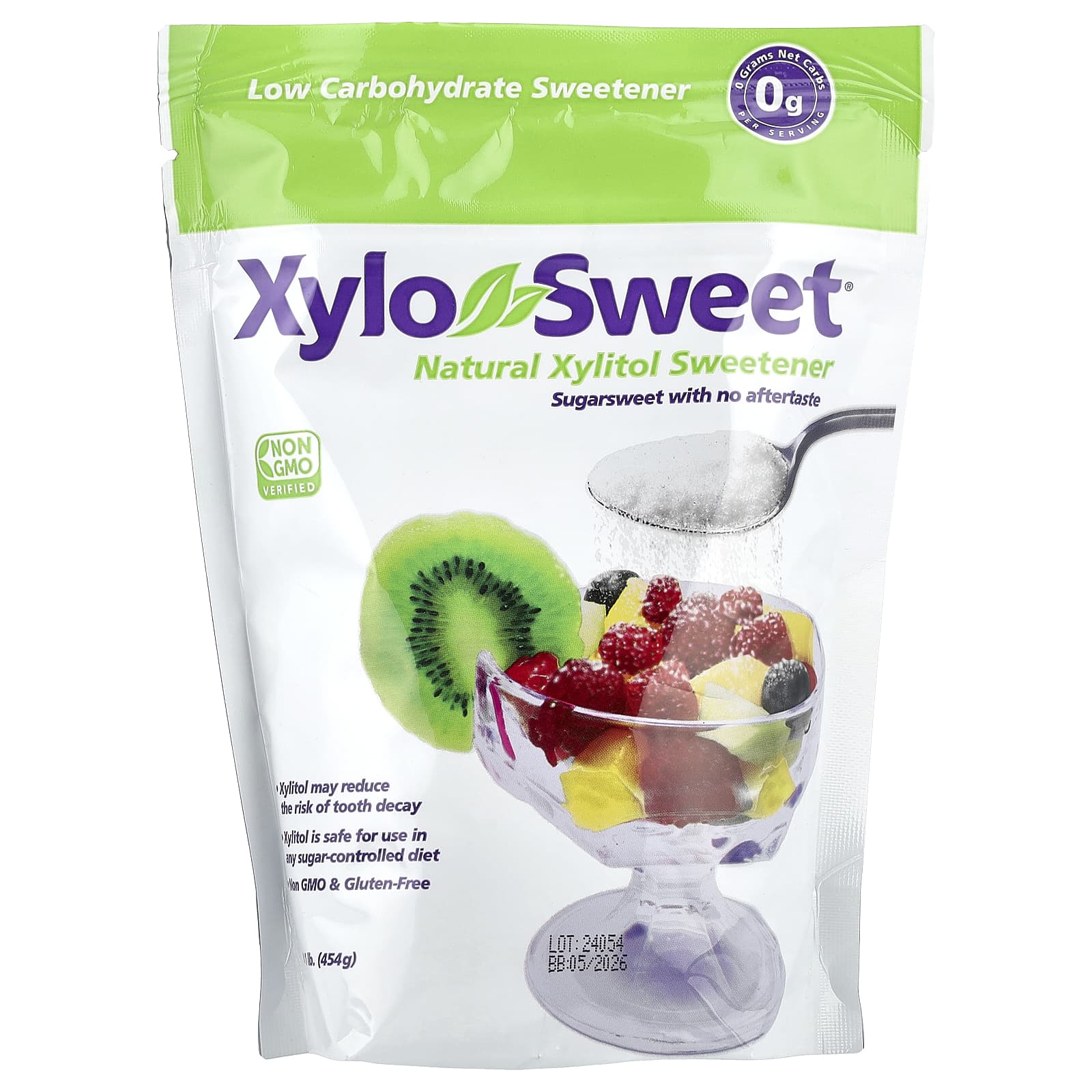 Xlear, XyloSweet®, Natural Xylitol Sweetener, 1 lb (454 g) - Image 1
