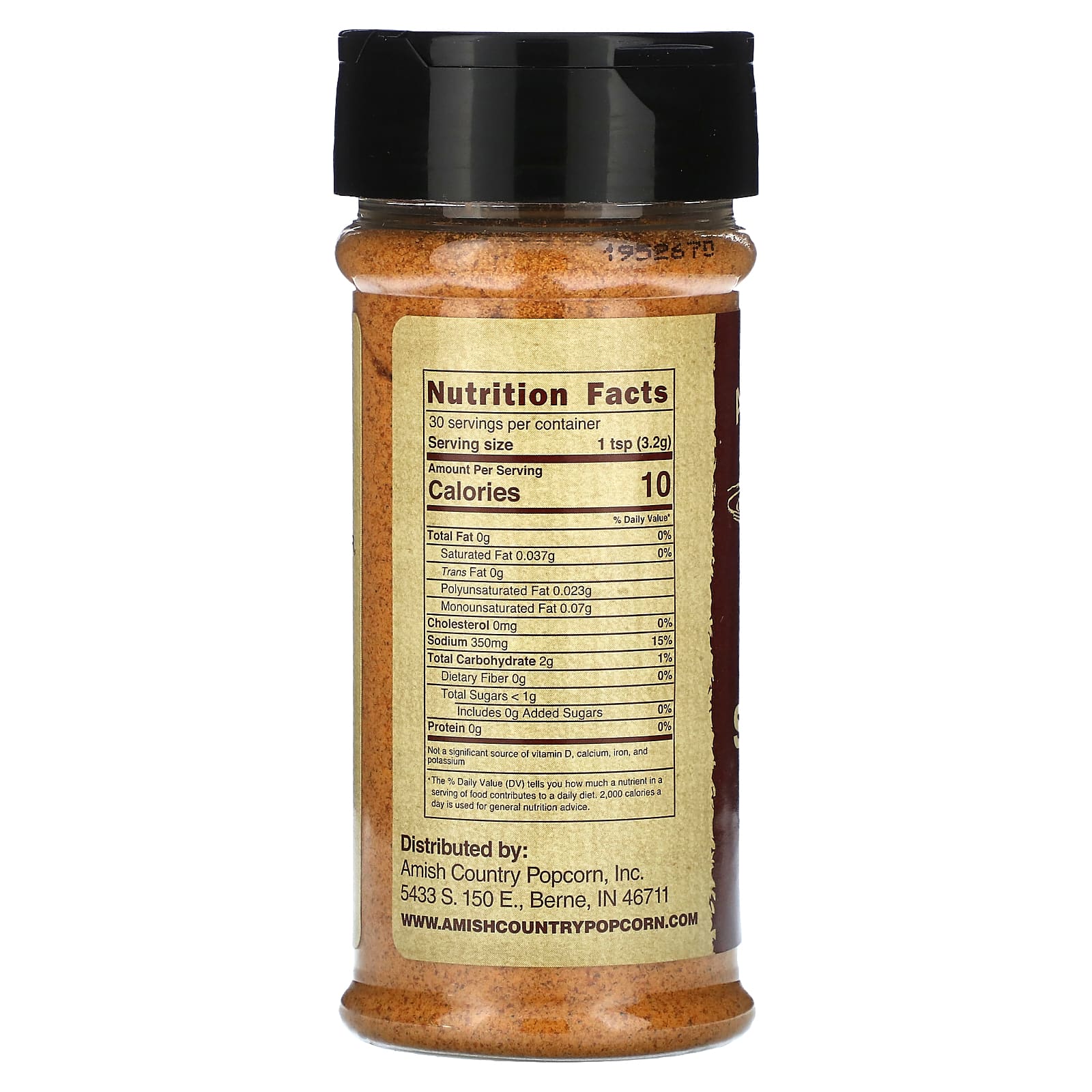 Buffalo-Style Popcorn Seasoning by Amish Country Popcorn - 4.75 oz - Image 2