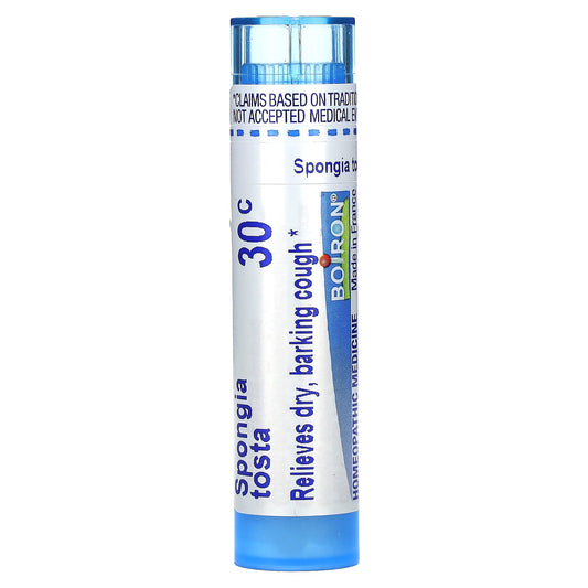 Boiron Spongia Tosta 30C | Dry Cough Relief for Adults & Children - Image 1