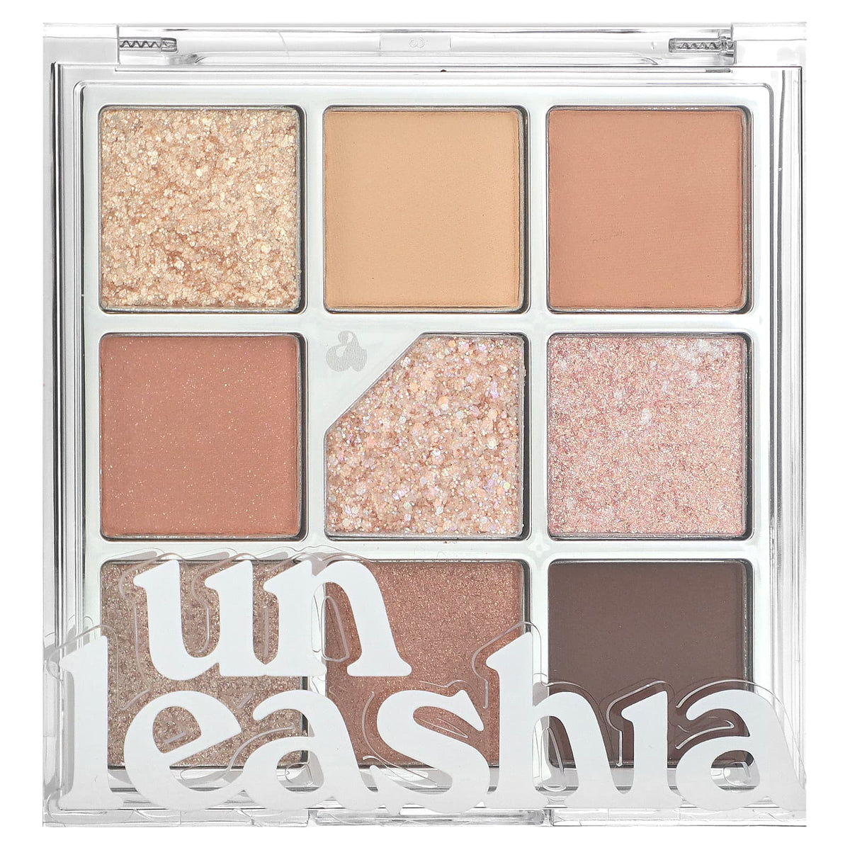 Unleashia, Glitterpedia Eyeshadow Palette, No.3 All of Coral Pink, 0.233 oz - Image 1