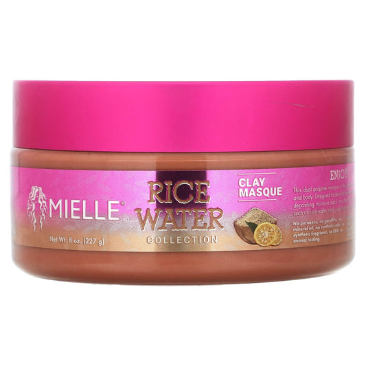 Mielle, Rice Water Collection, Clay Masque, 8 oz (227 g) - Image 1