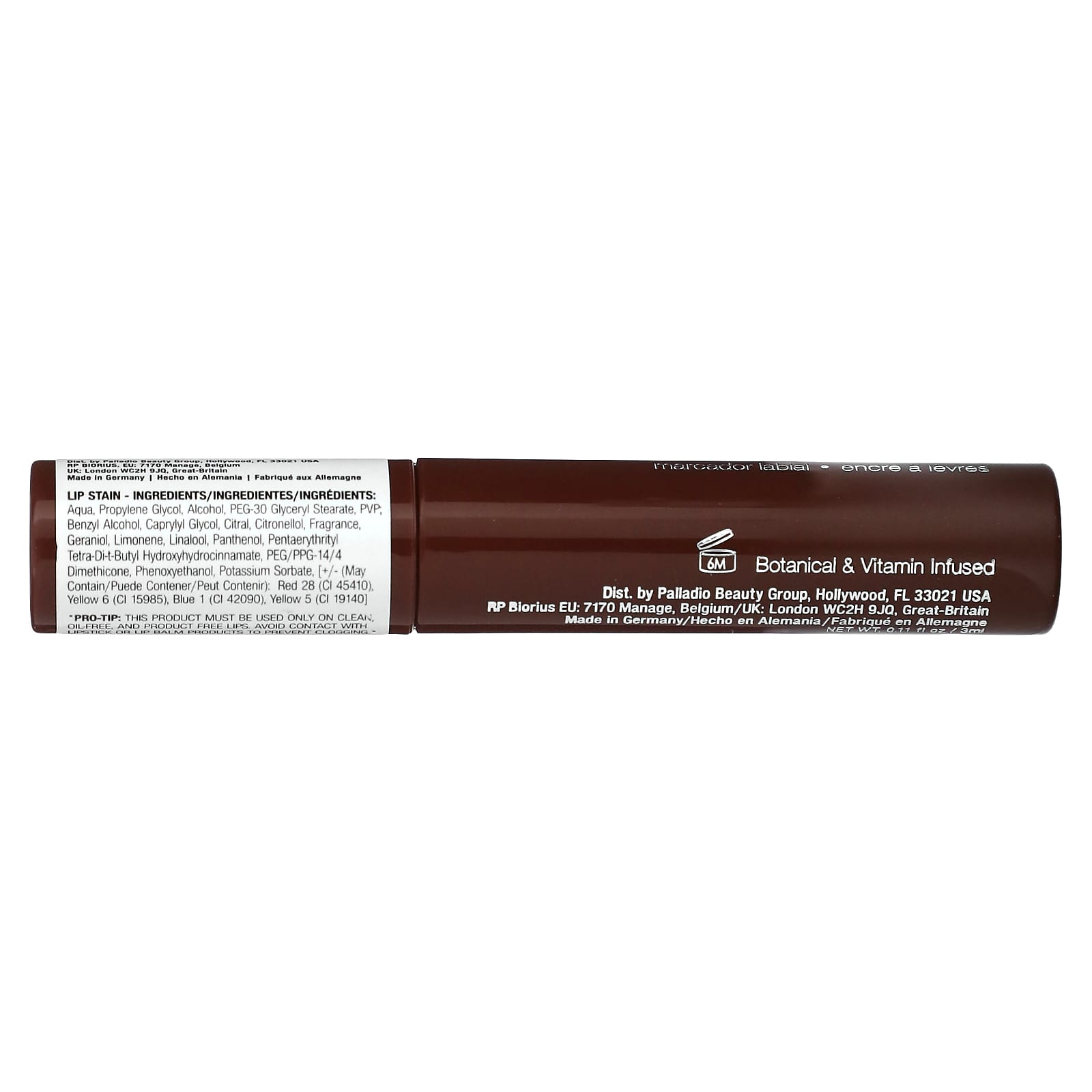 Palladio, Lip Stain, Mocha LIS05, 0.11 fl oz (3 ml) - Image 2
