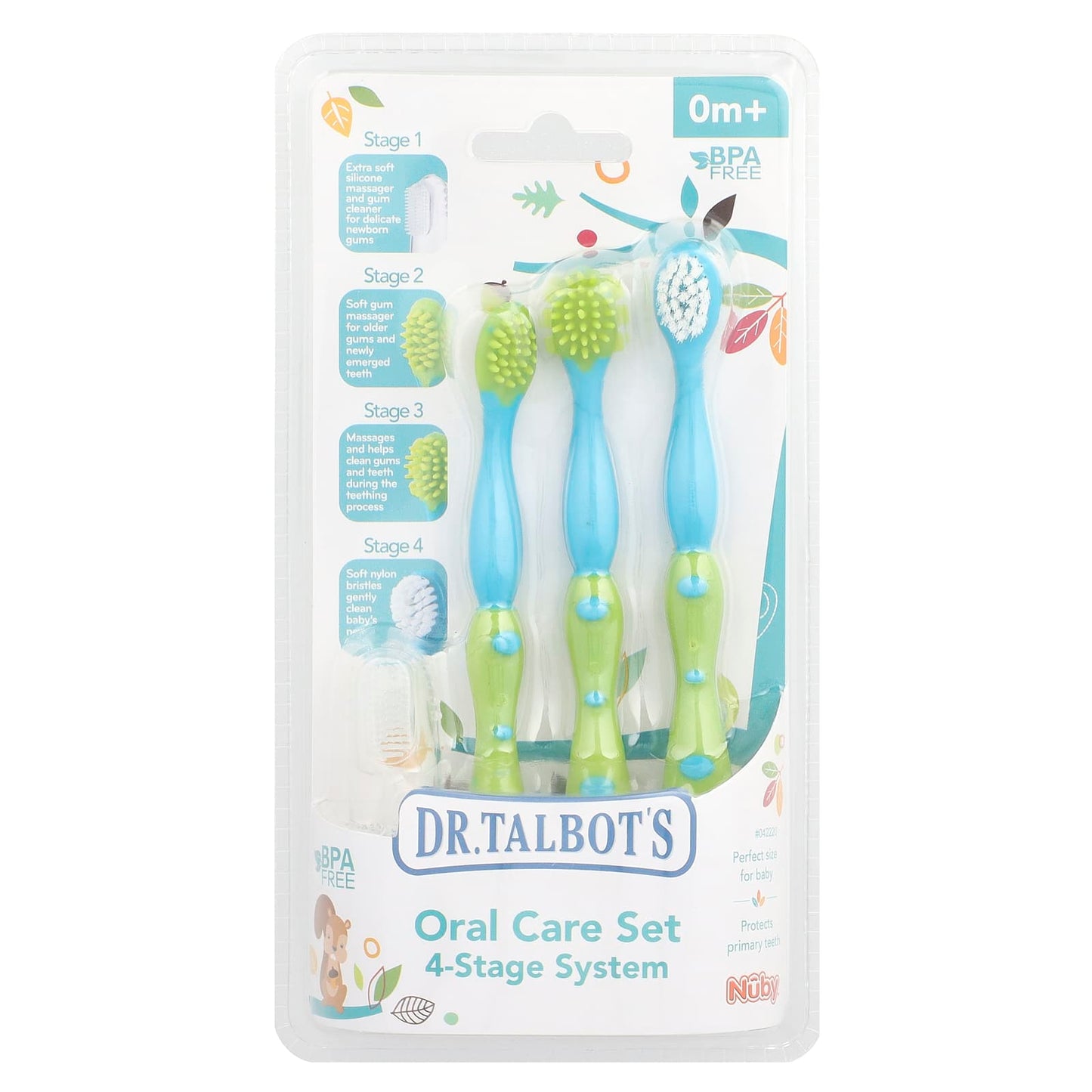 Dr. Talbot's Baby Oral Care Set - 4 Stage System for Healthy Smiles - Image 1