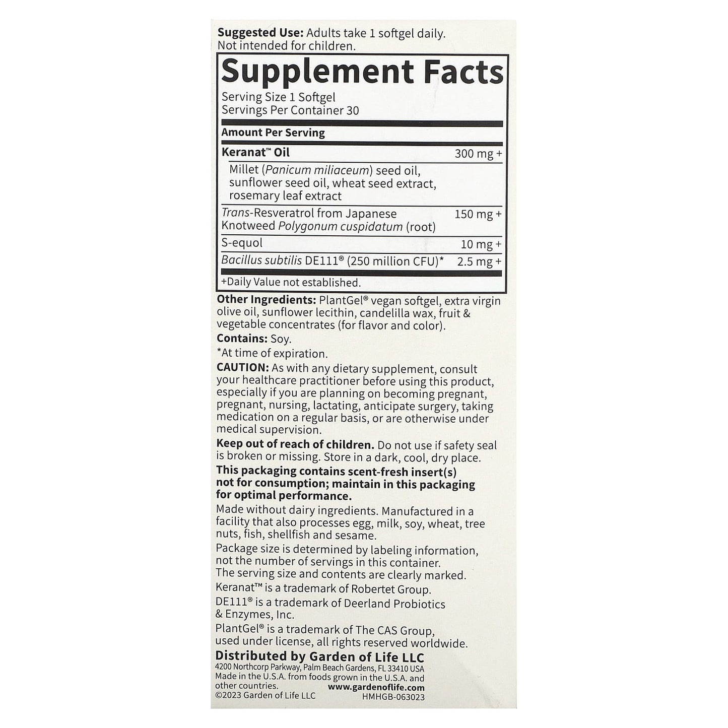 Support Menopause & Hair Growth with Garden of Life Berry Softgels - Image 2