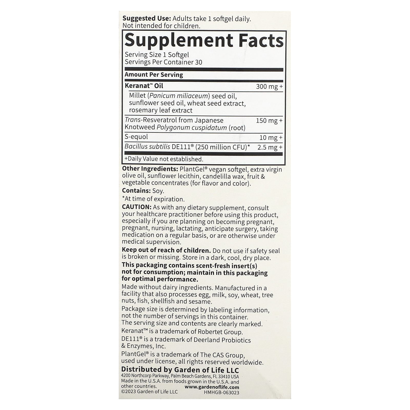 Support Menopause & Hair Growth with Garden of Life Berry Softgels - Image 2