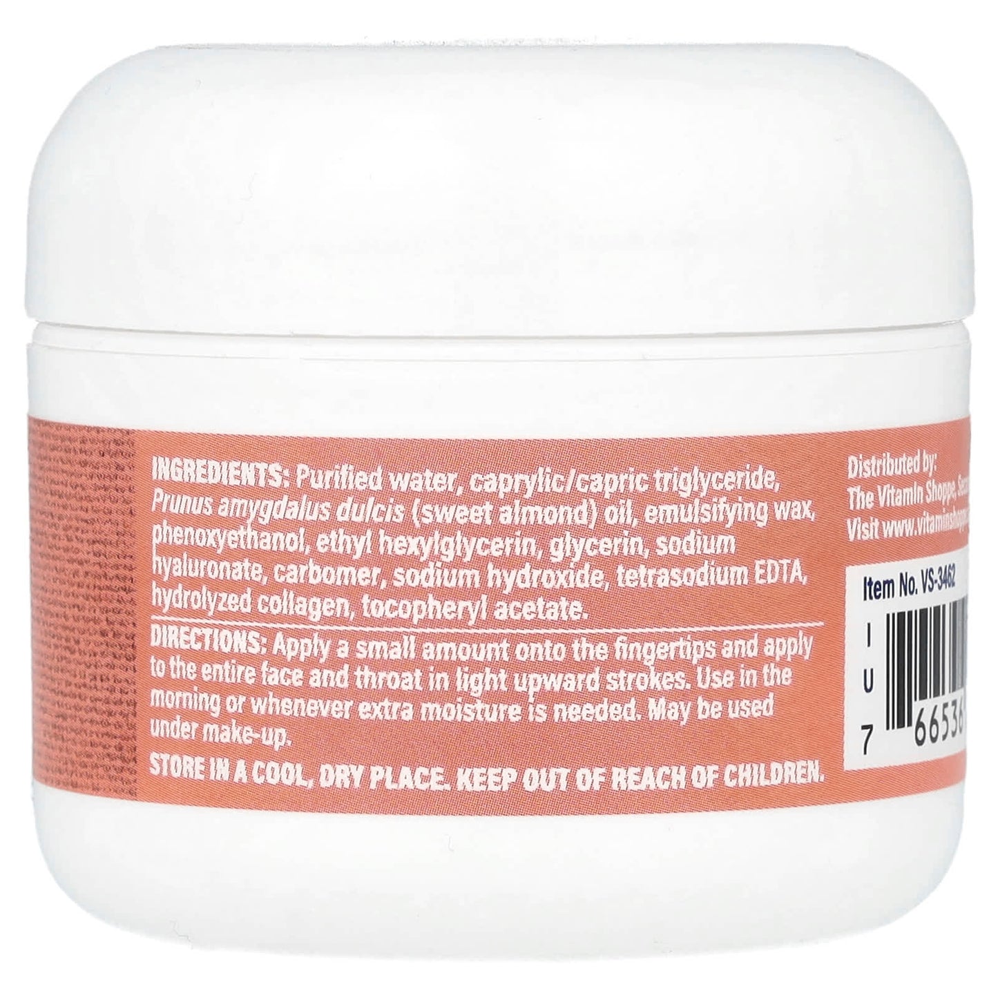 The Vitamin Shoppe, Hyaluronic Moisturizing Creme, 2 oz - Image 2
