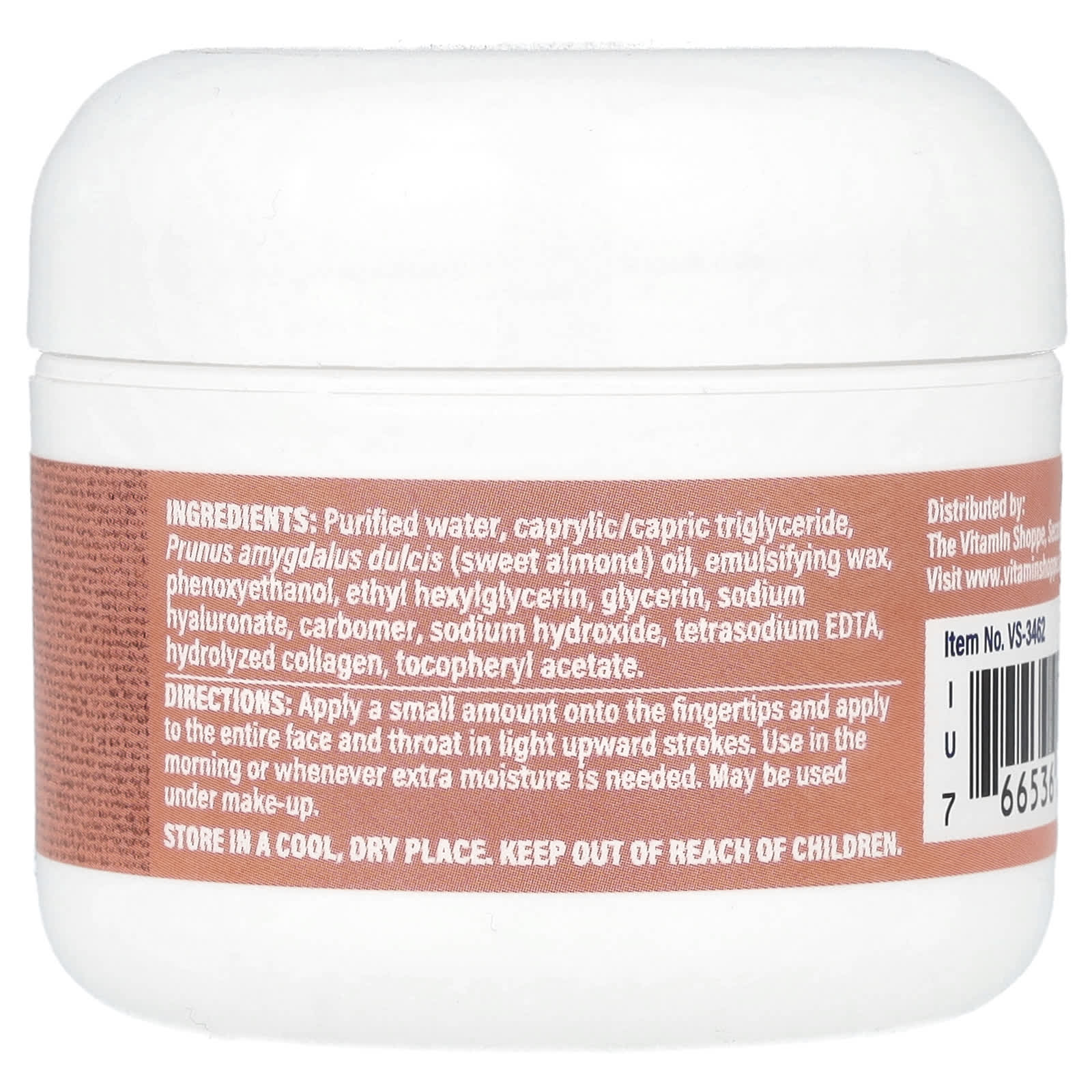 The Vitamin Shoppe, Hyaluronic Moisturizing Creme, 2 oz - Image 2
